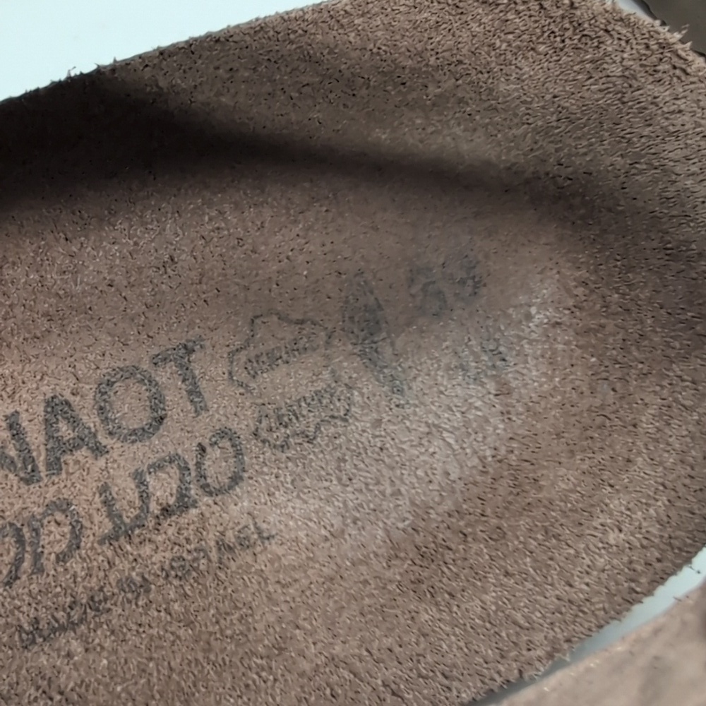 Naot Beverly Blue and Brown wedge Sandals womans size 8 EU 39 - Picture 15 of 15
